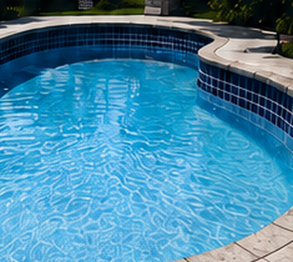 Restored waterline tile, edge, and finish